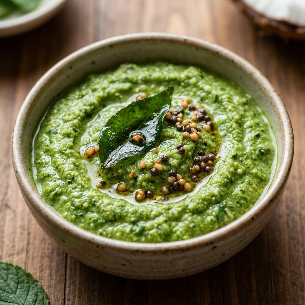 नारियल पुदीना चटनी