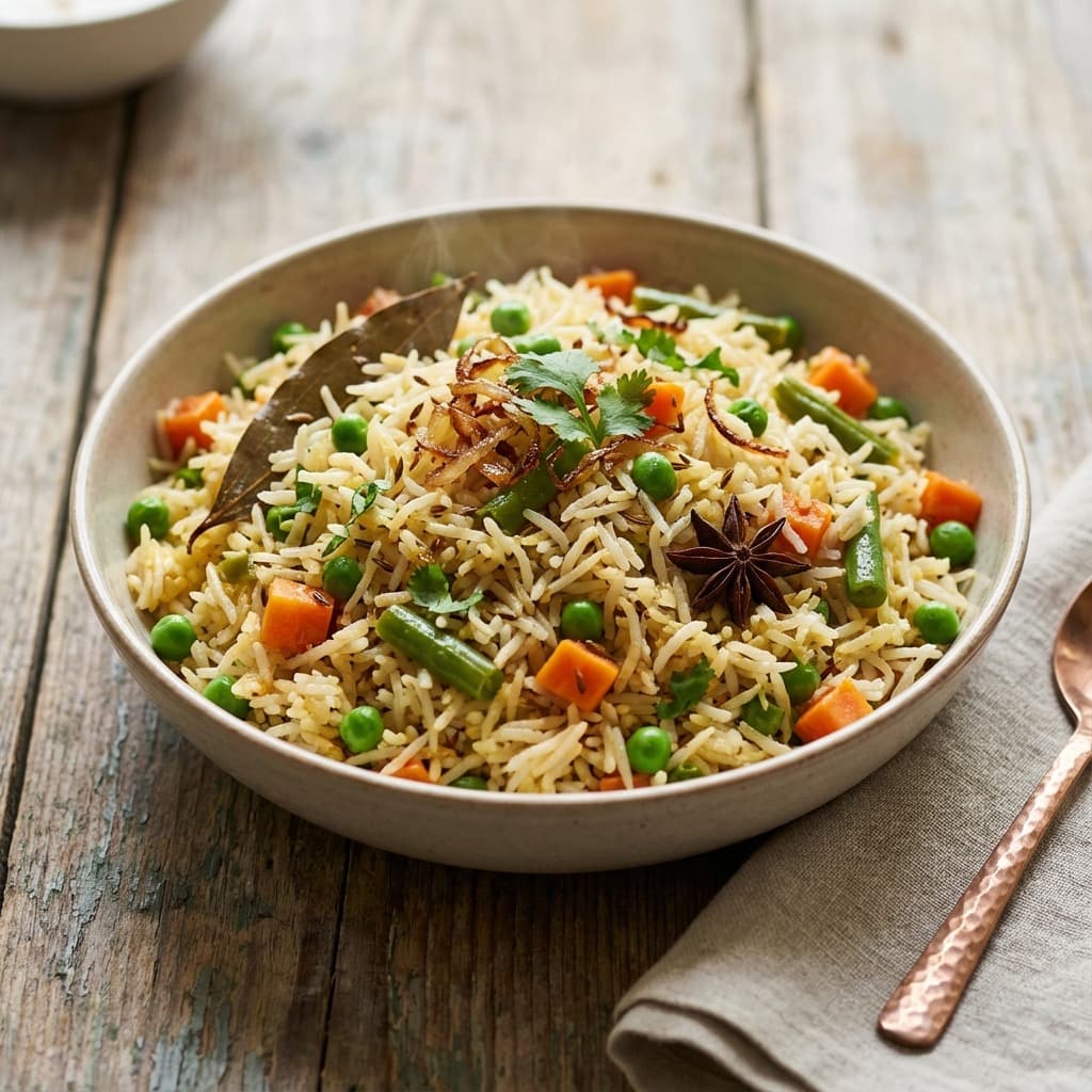 आयुर्वेदिक सब्जी पुलाव